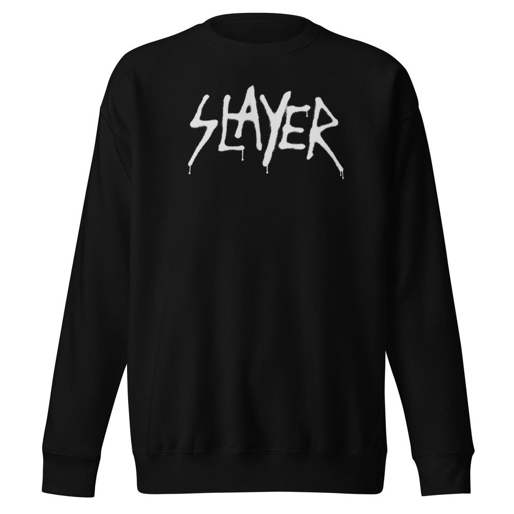 Slayer - White Drip Logo Sweatshirt [Apparel] (ONLINE ORDER ONLY)