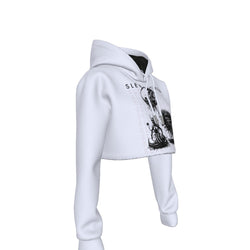 Sleep Token Repeat Women's Cropped Hoodie [] (ONLINE ORDER ONLY)