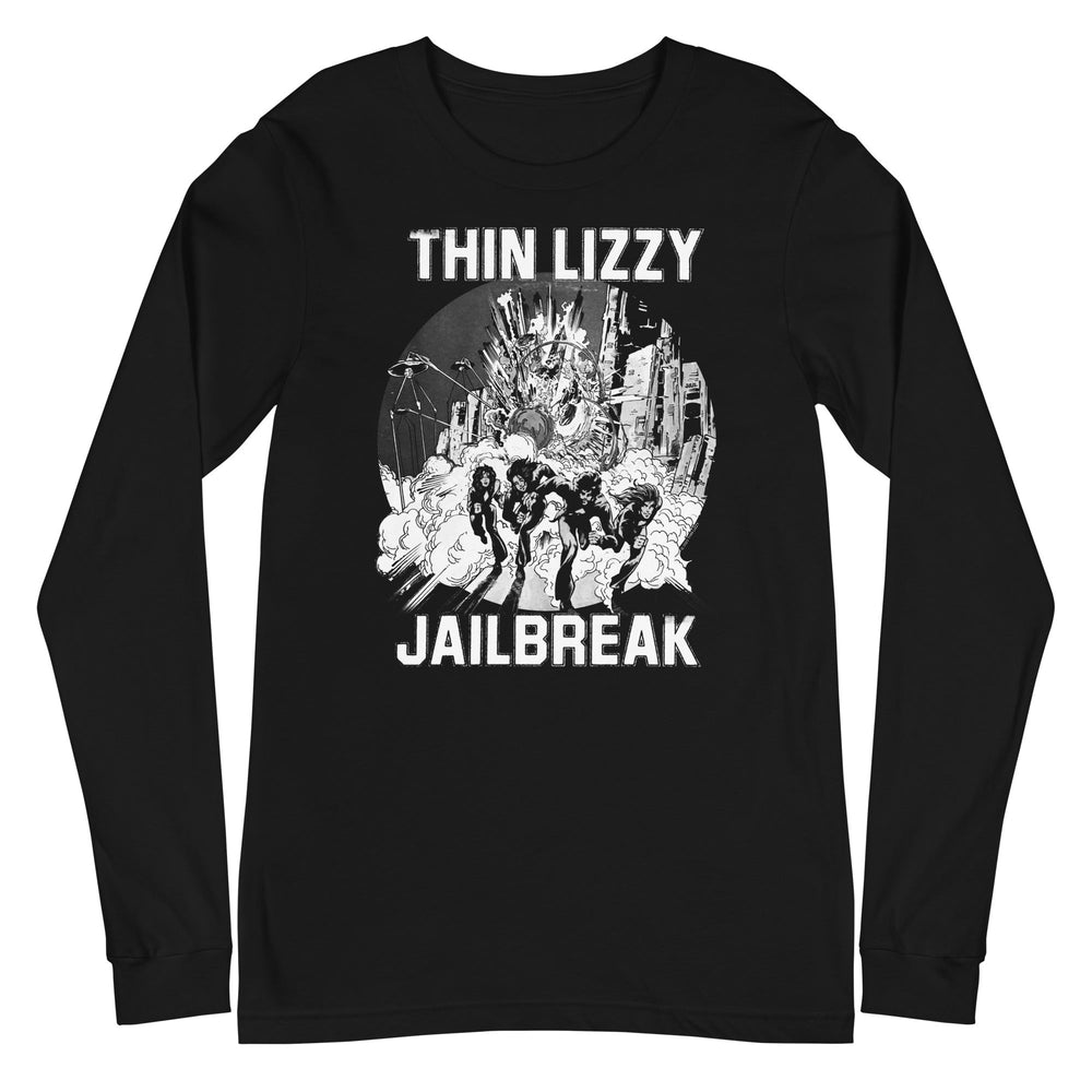Thin Lizzy - White Jailbreak Long Sleeve T-Shirt [Apparel] (ONLINE ORDER ONLY)