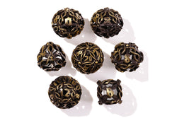 Nature's Wrath Metal RPG Dice Set | 7 Pieces (ONLINE ORDER ONLY)