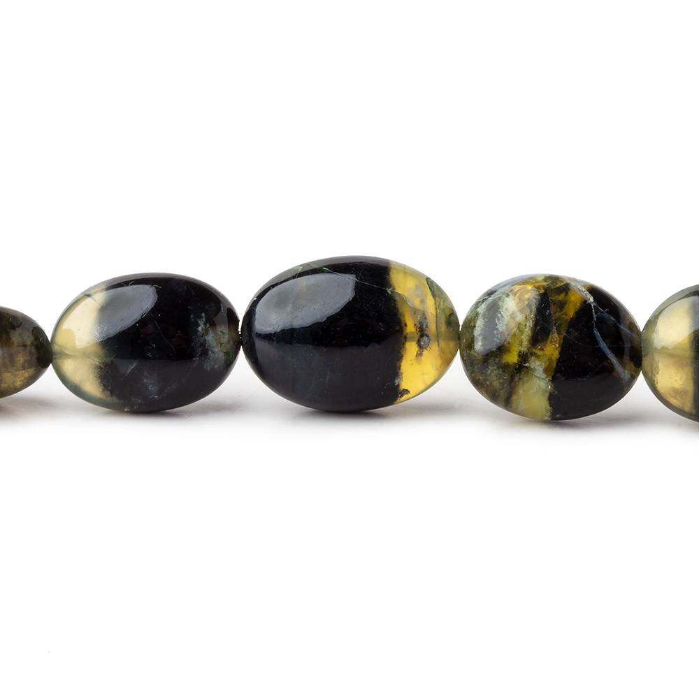 Mexican BiColor Fire Opal plain nuggets 18 inch 44 beads 6x5x3-16x11x8mm (ONLINE ORDER ONLY)
