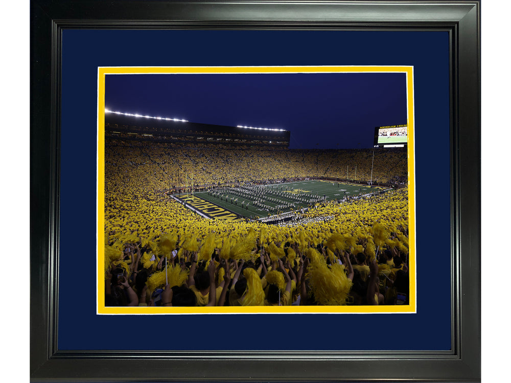 Framed Michigan Stadium (Big House) Michigan Wolverines 11"x14" NCAA Football Photo Professionally Matted (ONLINE ORDER ONLY)