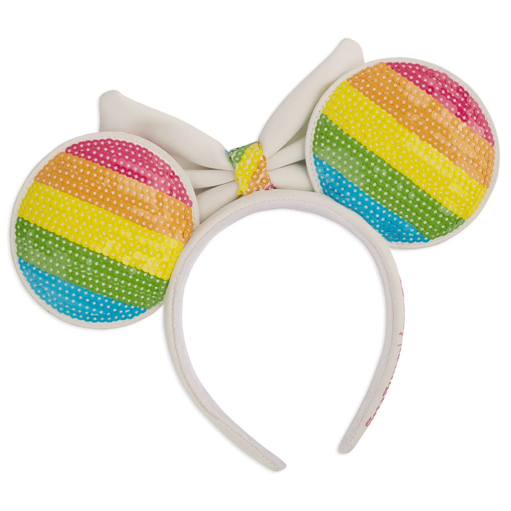 Loungefly: Disney - Sequin Rainbow Minnie Ears Headband (ONLINE ORDER ONLY)