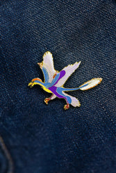 Microraptor Enamel Pin (Microraptor gui)