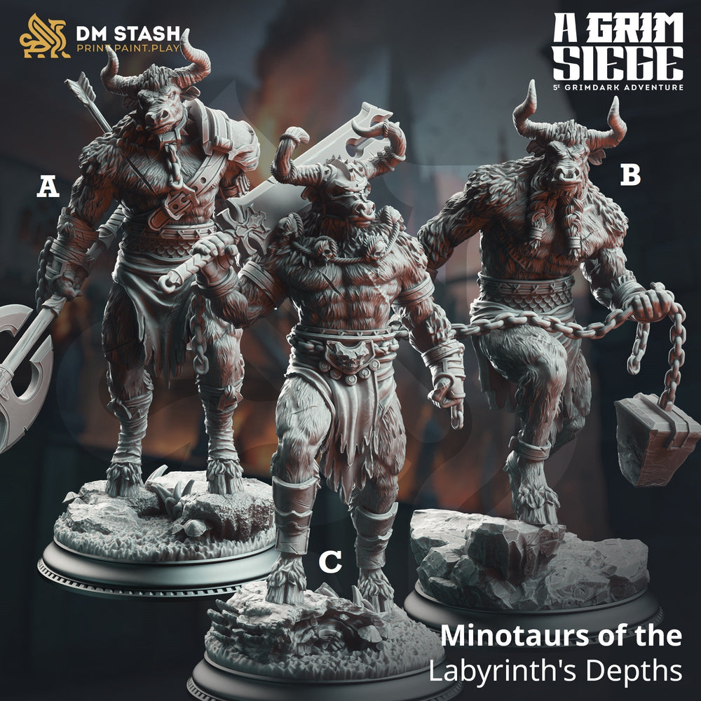 Minotaurs of the Labyrinth's Depths (Online Only)