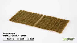 Gamers Grass | Grass Tuft | Small 6mm | Mixed Green (ONLINE ORDER ONLY)