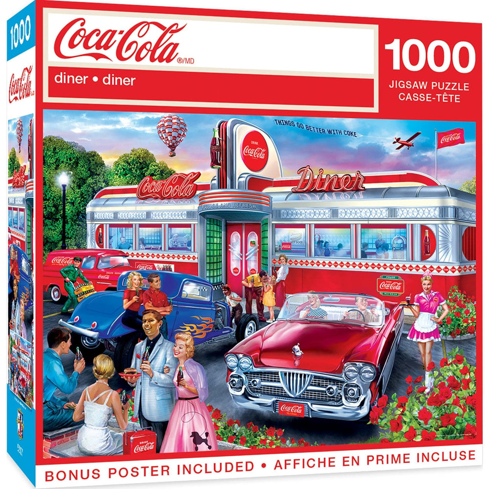 Coca-Cola - Diner 1000 Piece Jigsaw Puzzle (ONLINE ORDER ONLY)