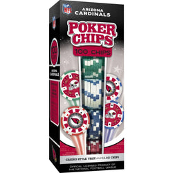 Arizona Cardinals 100 Piece Poker Chips (ONLINE ORDER ONLY)
