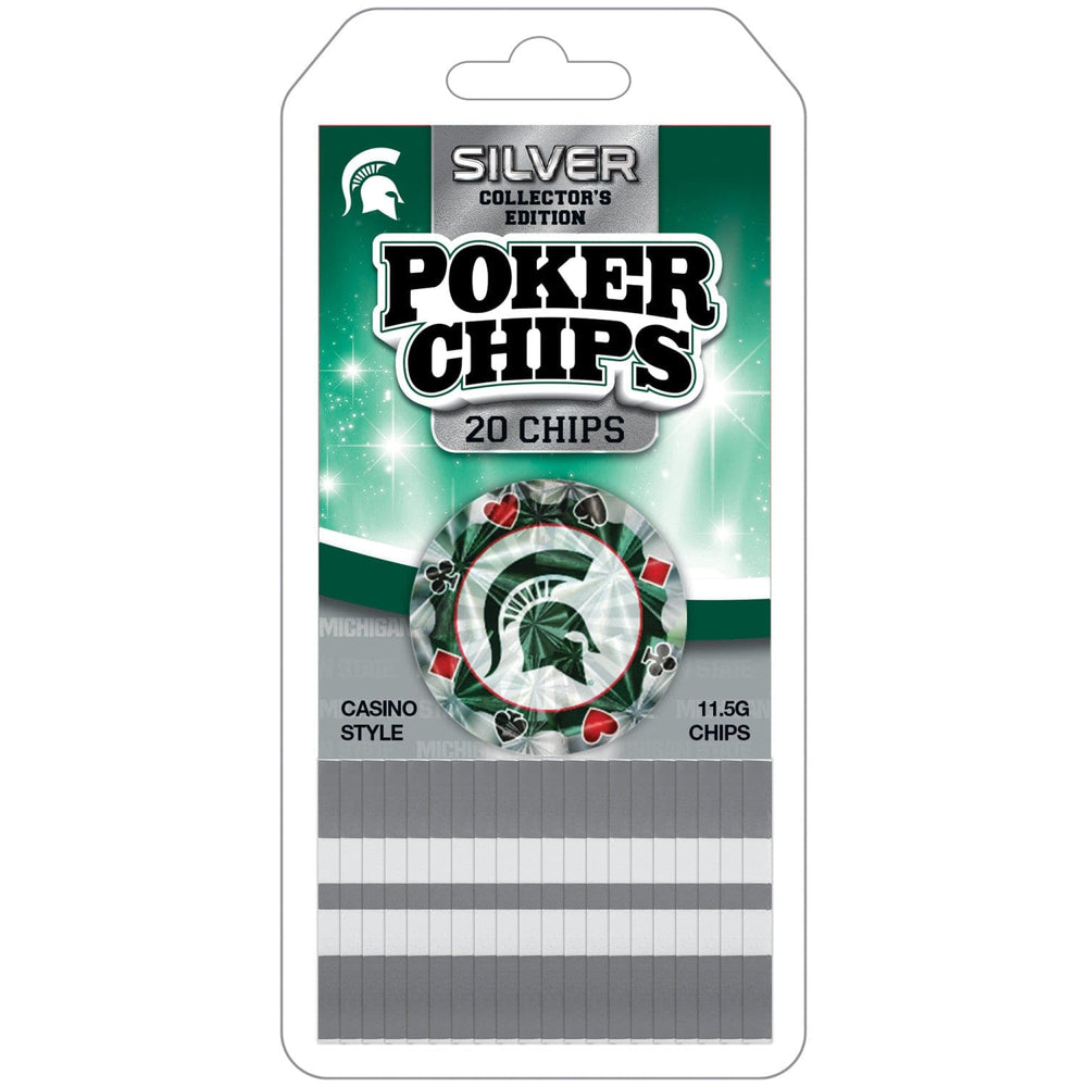 Michigan State Spartans 20 Piece Poker Chips (ONLINE ORDER ONLY)