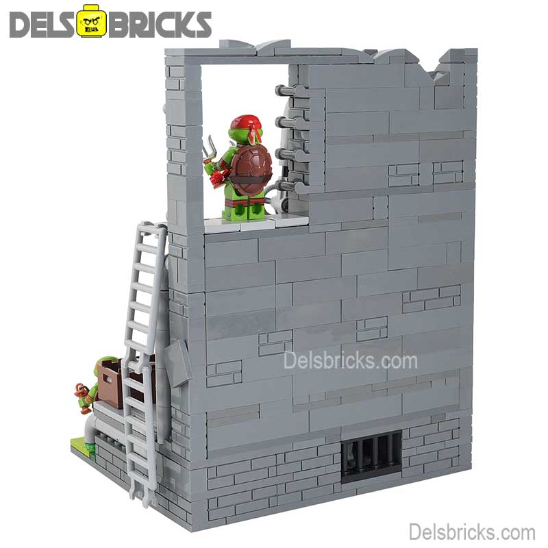Teenage Mutant Ninja Turtles sewer Lair Lego Minifigures Custom Toys (ONLINE ORDER ONLY)