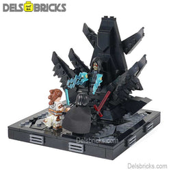 Star Wars Palpatine's Throne Rey & Kylo Ren Lego Minifigures Custom Toys (ONLINE ORDER ONLY)
