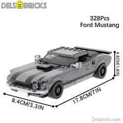 John Wick's Classic Mustang Toy car Lego Minifigures Custom Building Block Toys (ONLINE ORDER ONLY)