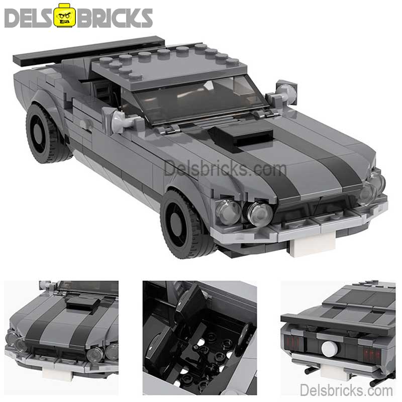 John Wick's Classic Mustang Toy car Lego Minifigures Custom Building Block Toys (ONLINE ORDER ONLY)