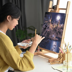 Boats To Hogwarts - Paint By Numbers Kit