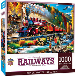 Railways - Fall Passage 1000 Piece Jigsaw Puzzle (ONLINE ORDER ONLY)