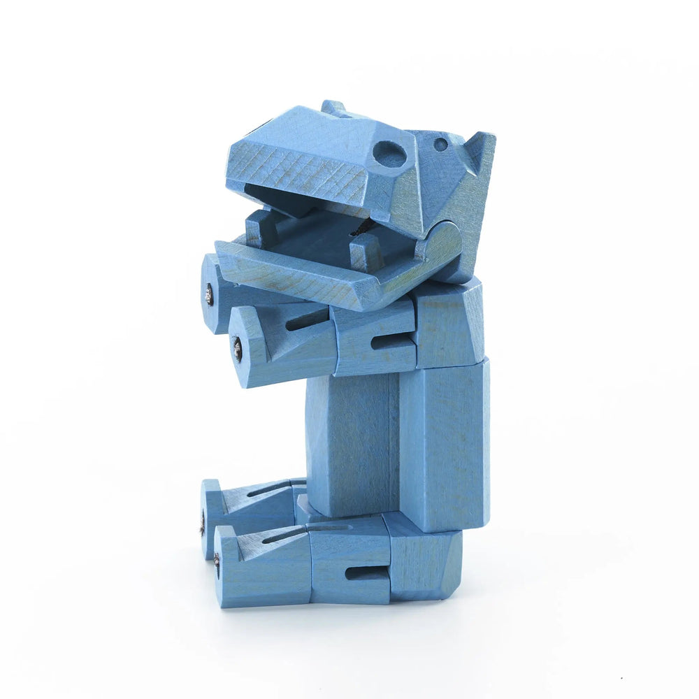 Modern Wooden Hippo Decor – Interactive Puzzle & Art Piece (ONLINE ORDER ONLY)