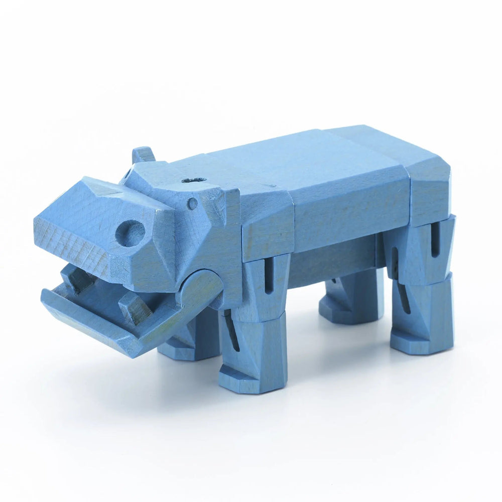 Modern Wooden Hippo Decor – Interactive Puzzle & Art Piece (ONLINE ORDER ONLY)