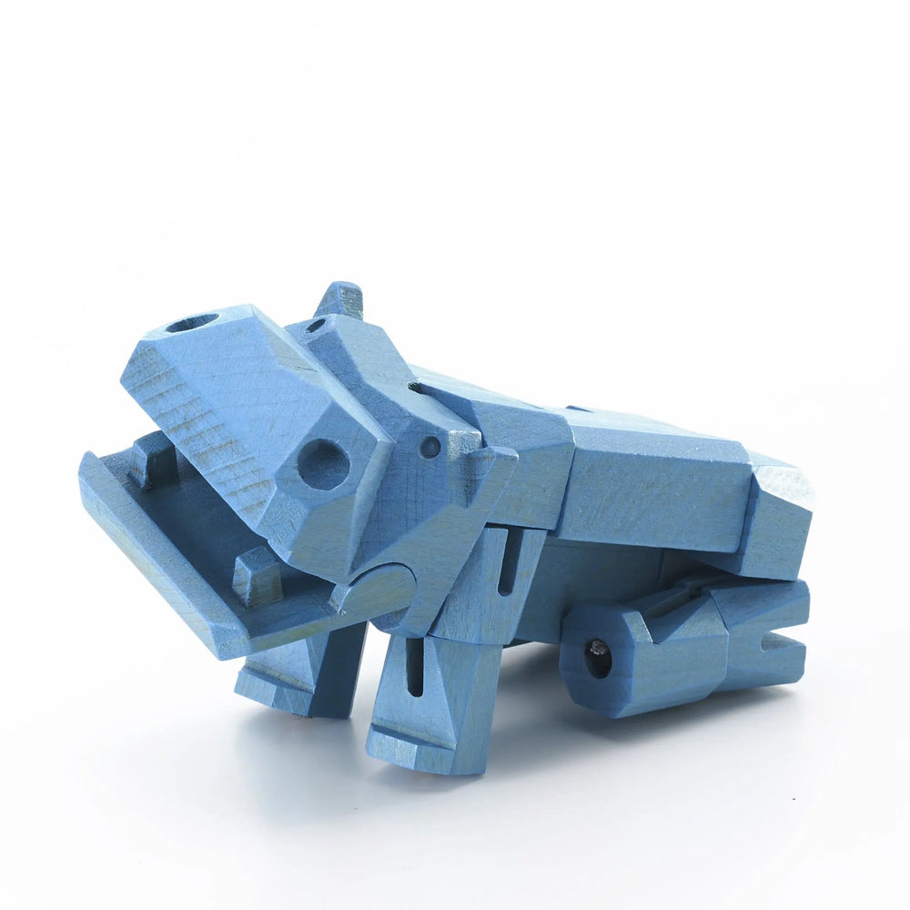 Modern Wooden Hippo Decor – Interactive Puzzle & Art Piece (ONLINE ORDER ONLY)