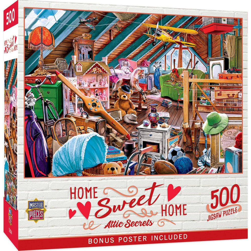 Home Sweet Home - Attic Secrets 500 Piece Jigsaw Puzzle (ONLINE ORDER ONLY)