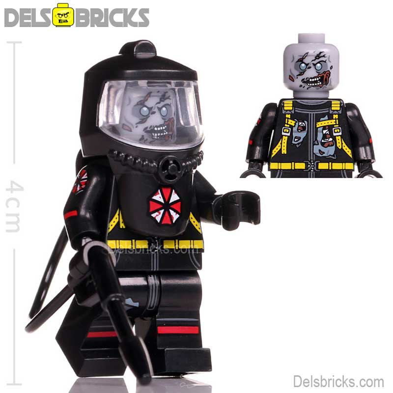 Resident Evil Hazmat Zombie Lego Minifigures Custom Toys (ONLINE ORDER ONLY)