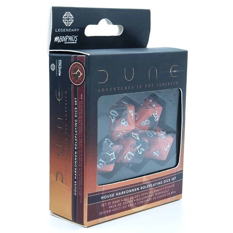 Dune RPG: Dice Set - Harkonnen (ONLINE ORDER ONLY)