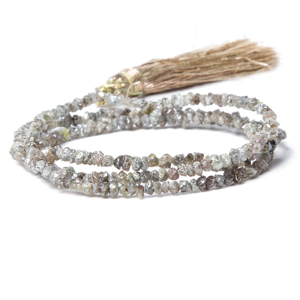 Multi Color Diamond Beads Unfaceted Nugget (ONLINE ORDER ONLY)