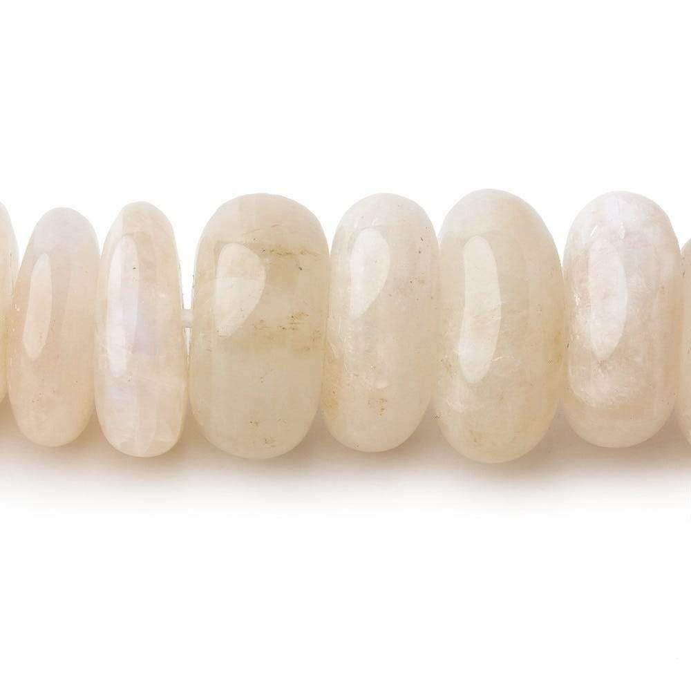 14-18mm Multi Color Rainbow Moonstone center drill nuggets 16 inch 57 beads (ONLINE ORDER ONLY)