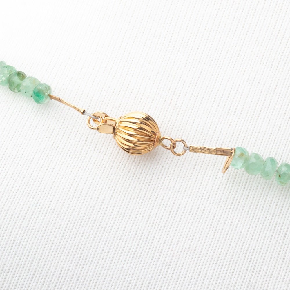 Multiple Gemstone Faceted Rondelle Necklace with a 14kt Gold Clasp (ONLINE ORDER ONLY)