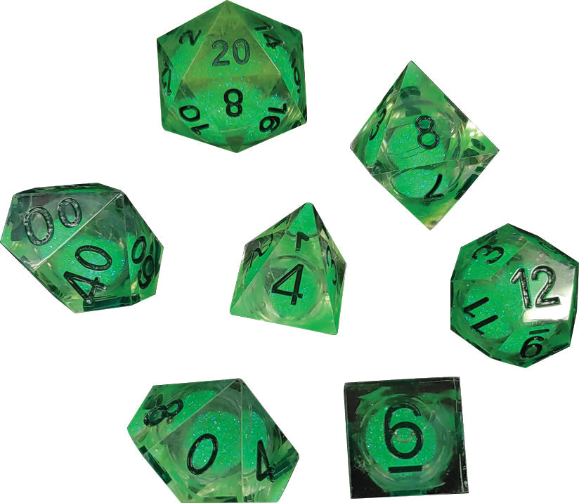 Teenage Mutant Ninja Turtles RPG: Mutagen Green Dice Set (ONLINE ORDER ONLY)