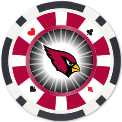Arizona Cardinals 100 Piece Poker Chips (ONLINE ORDER ONLY)