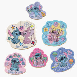Disney - Stitch 6-Pack Wood Shaped Puzzles
