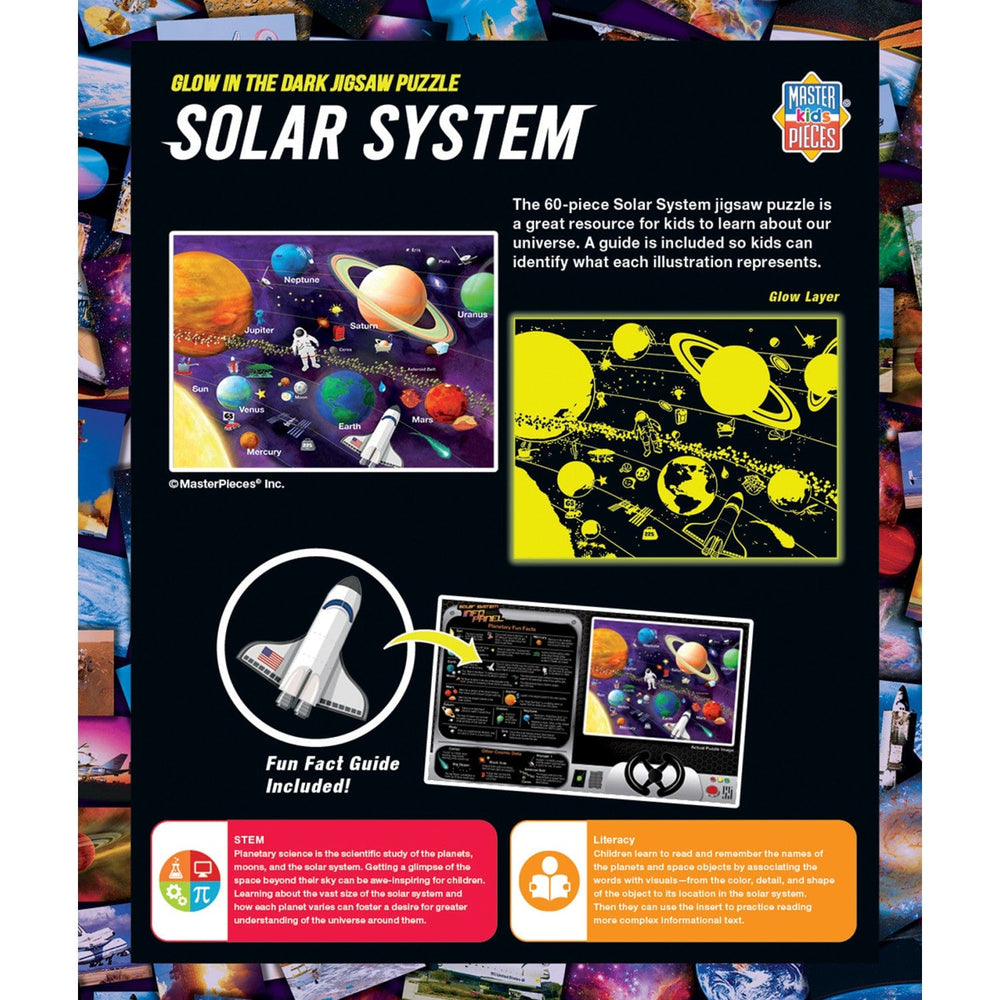 Explorer - Solar System 60 Piece Glow in the Dark Jigsaw Puzzle (ONLINE ORDER ONLY)