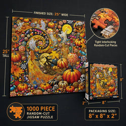 Halloween - Witchlight Whirl 1000 Piece Jigsaw Puzzle