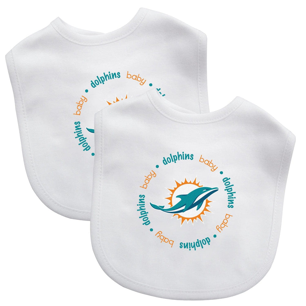 Miami Dolphins - Baby Bibs 2-Pack (ONLINE ORDER ONLY)