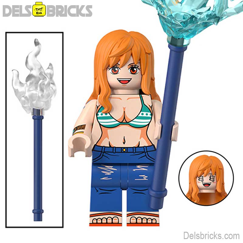 Nami from ONE PIECE Anime Lego Minifigures custom toys 5 (ONLINE ORDER ONLY)