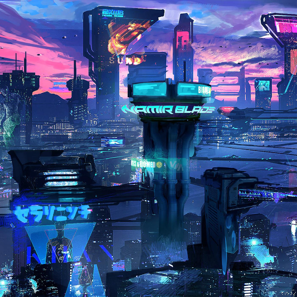 Namir Blade - Metropolis (PURPLE & PINK SWIRL VINYL) [Vinyl] (ONLINE ORDER ONLY)