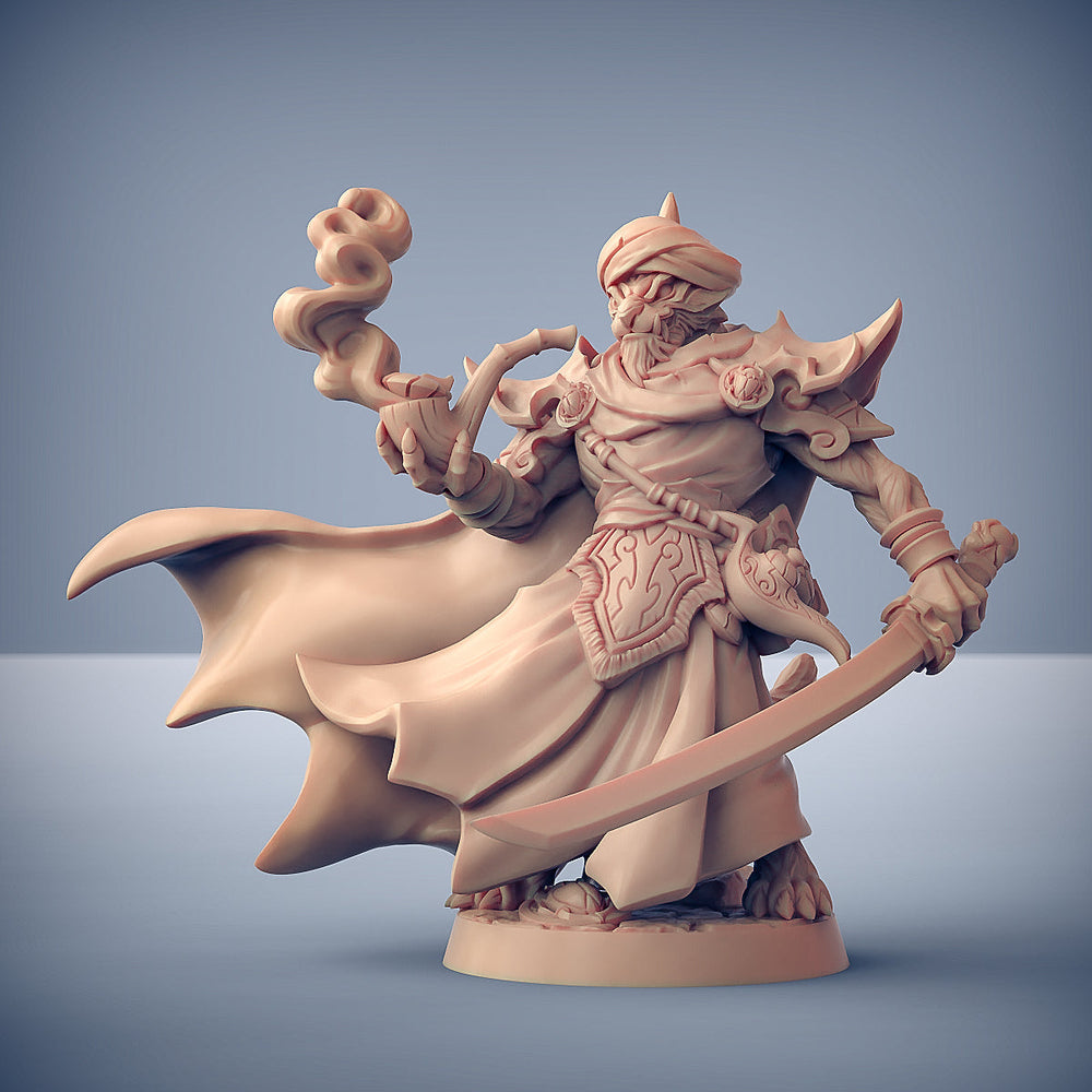 3D Printed Artisan Guild Namur Makir Rakshakin Headhunters 28mm 32mm (Online Only)
