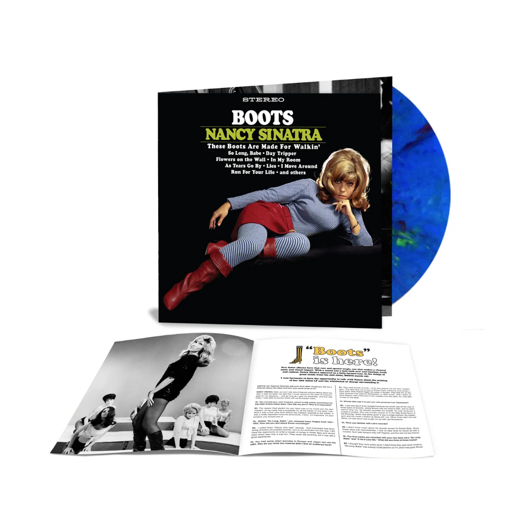 Nancy Sinatra - Boots (Blue W/ Red & Yellow Highlights Colored Vinyl, Bonus Tracks, Booklet, Remastered) [Vinyl] (ONLINE ORDER ONLY)