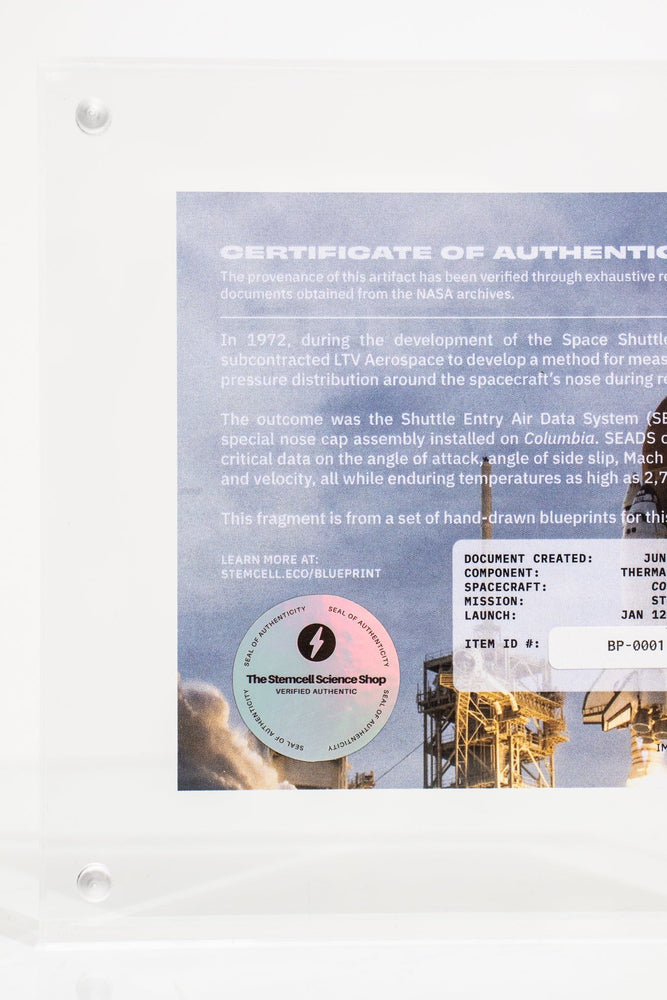 NASA Space Shuttle Blueprint Fragment (ONLINE ORDER ONLY)