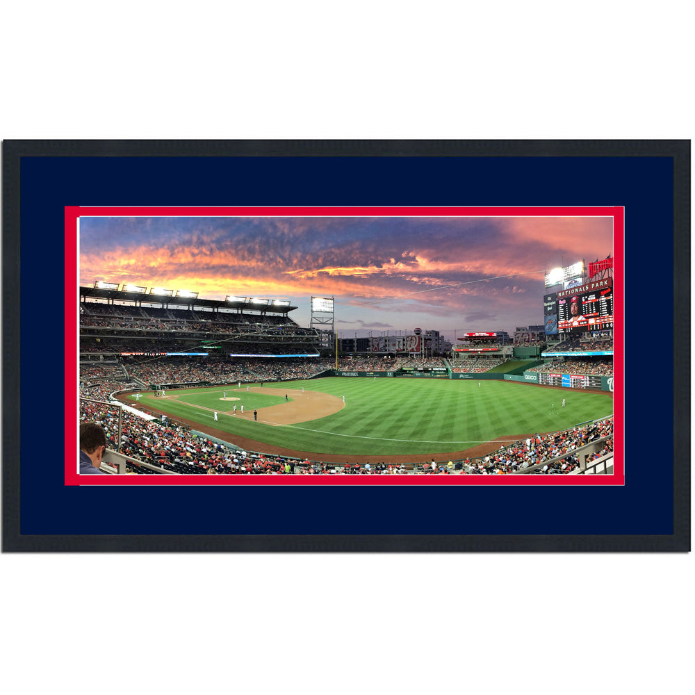 Framed Nationals Park Washington Nationals MLB 16x24 Baseball Photo Professionally Matted