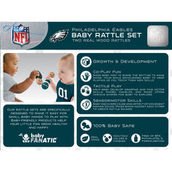 Philadelphia Eagles - Baby Rattles 2-Pack