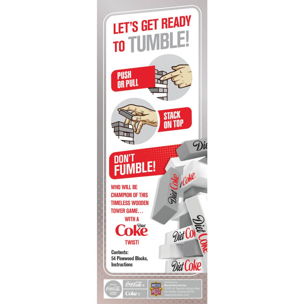 Diet Coke Tumble Tower