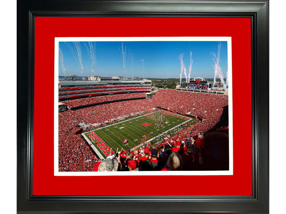 Framed Memorial Stadium Nebraska Cornhuskers 11"x14" NCAA Football Photo Professionally Matted (ONLINE ORDER ONLY)