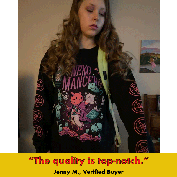 Nekomancer' Sweatshirt (ONLINE ORDER ONLY)