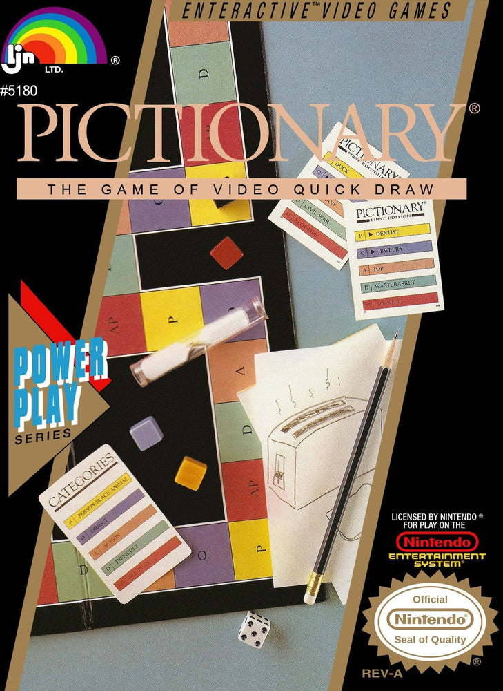 Pictionary (Nintendo NES) (Online Order Only)