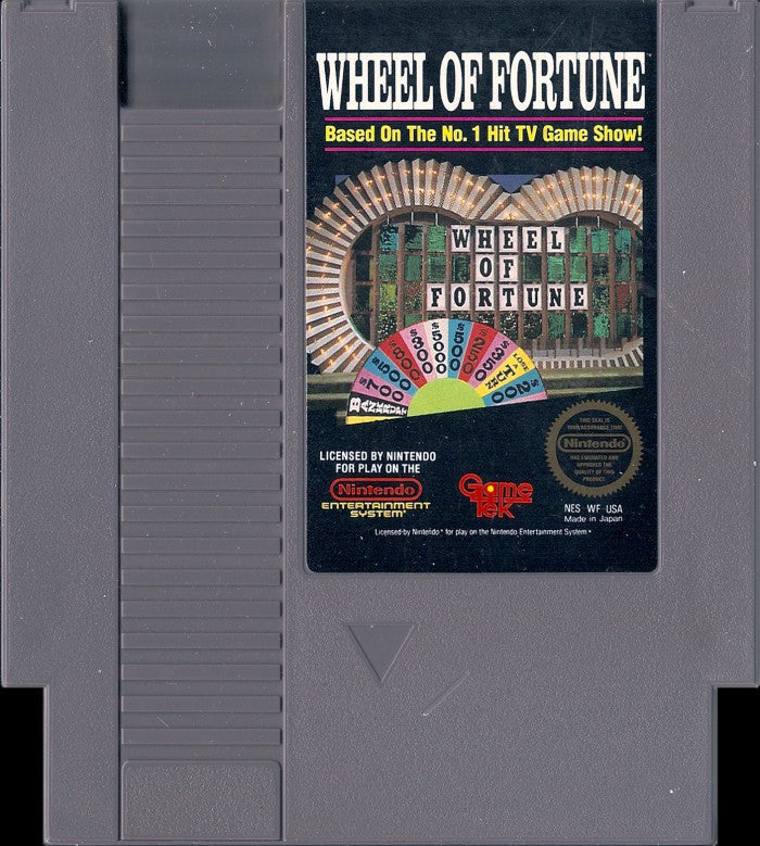Loose NES Cart - Wheel of Fortune (Online Order Only)