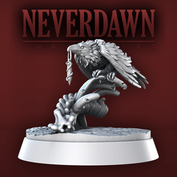 3D Printed STL Miniatures Never Dawn Shadow Stalkers 28 - 32mm War Gaming D&D (Online Only)