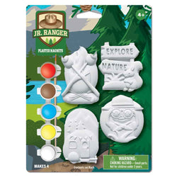 Jr. Ranger - 6-Pack Plaster Magnets Paint Kit