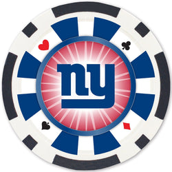 New York Giants 100 Piece Poker Chips (ONLINE ORDER ONLY)