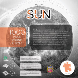 Solar System - The Sun 1000 Piece Round Jigsaw Puzzle